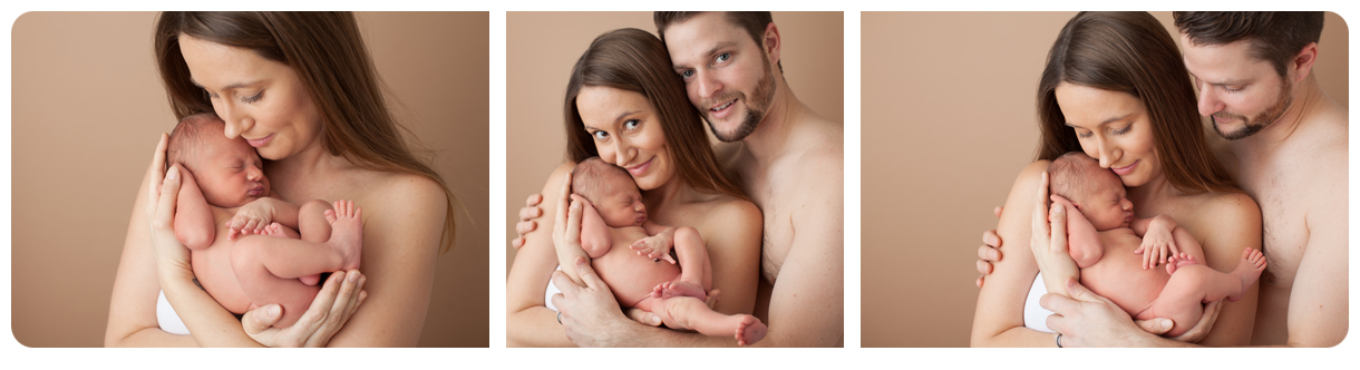 Next, we did some family and mom and baby photographs. Weston was woken up a bit as he was passed around. A quick feed put him back into a deep sleep.