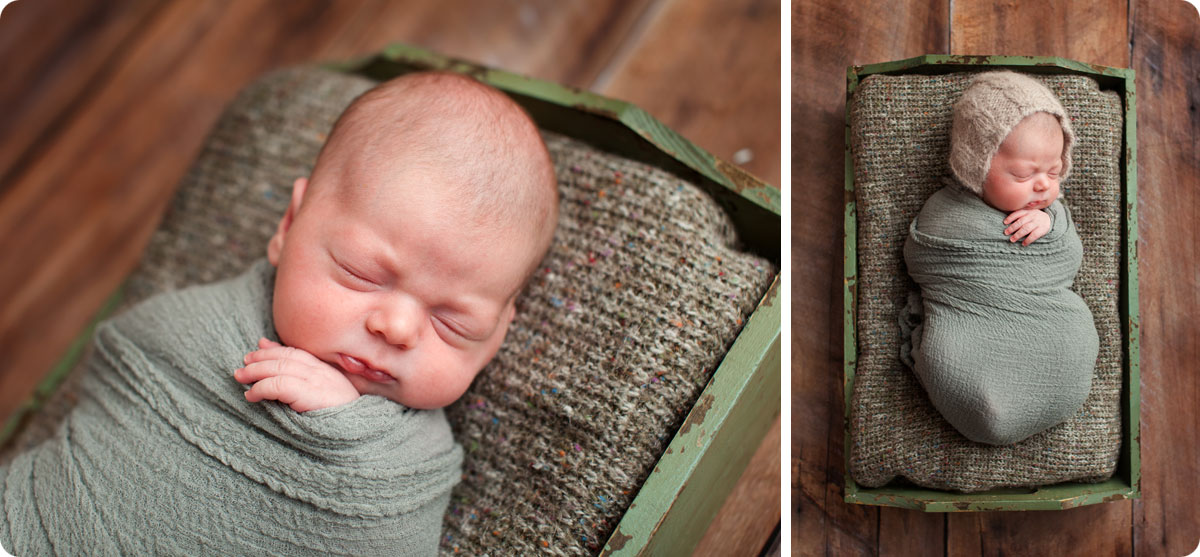 baby-boy-green-newborn-setup