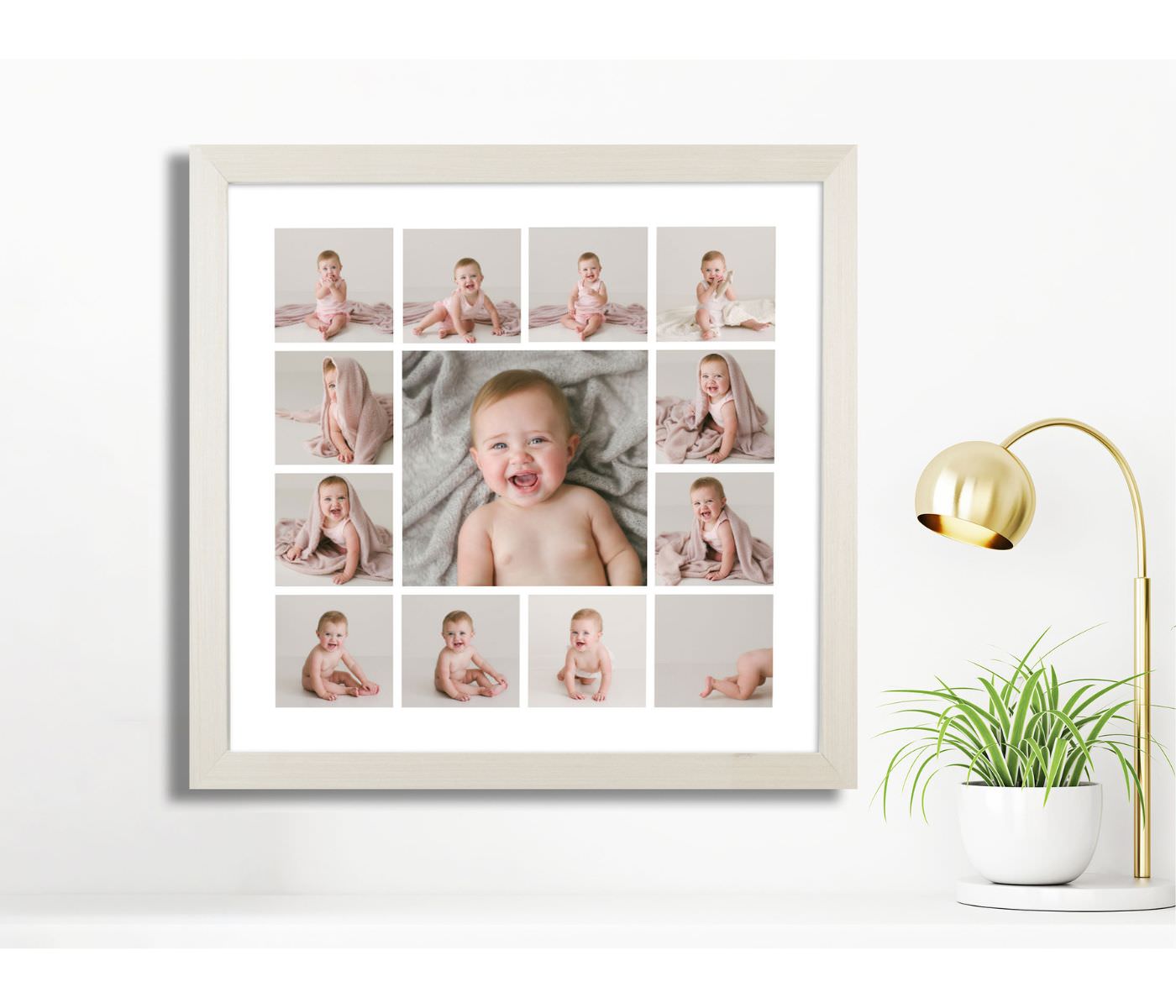 Baby's First Year Wall Collage