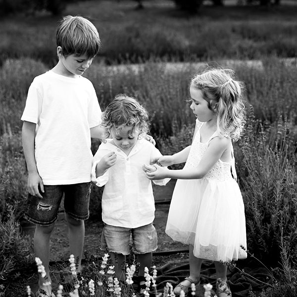 Black and white family photographer