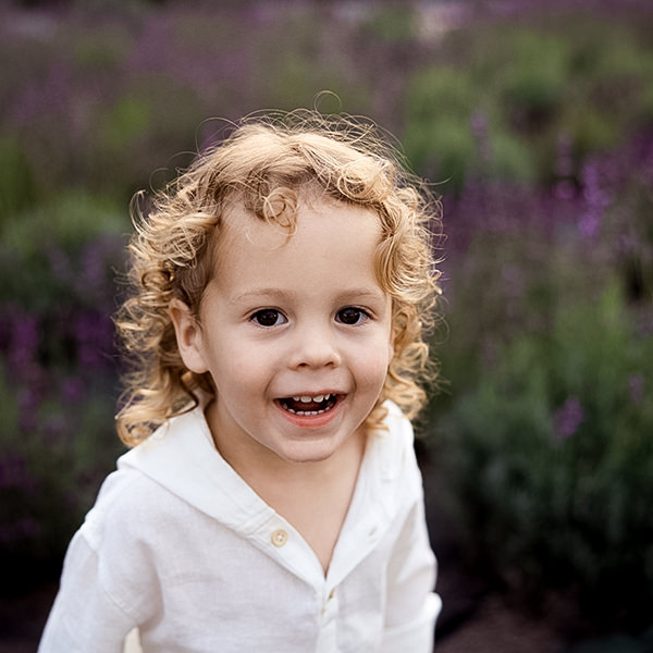 Young child at family photoshoot in York Region, Ontario