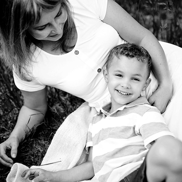 Candid family photos in York Region