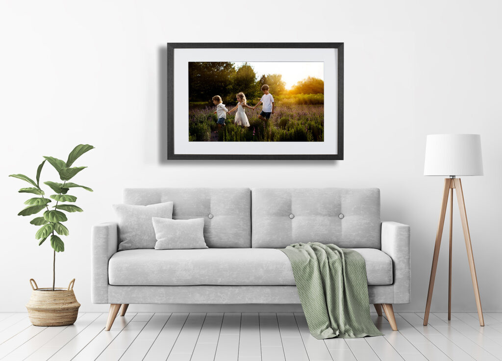 Large Family Portrait makes a statement in your room.