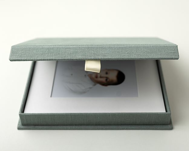 Portrait box containing heirloom portraits